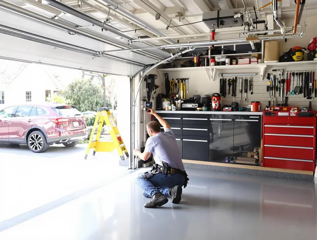 Local garage door repair service by Gahanna Garage Door Repair in Gahanna