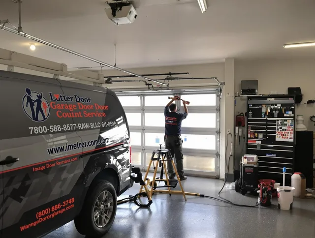 Gahanna Garage Door Repair team performing same-day garage door repair in Gahanna